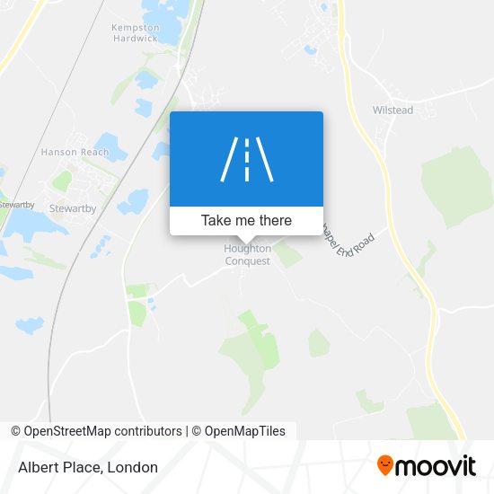 Albert Place map