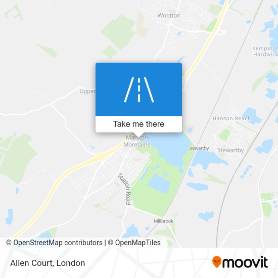 Allen Court map