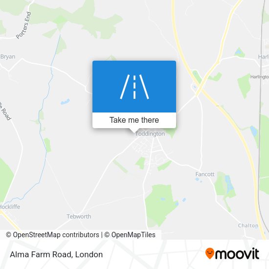 Alma Farm Road map