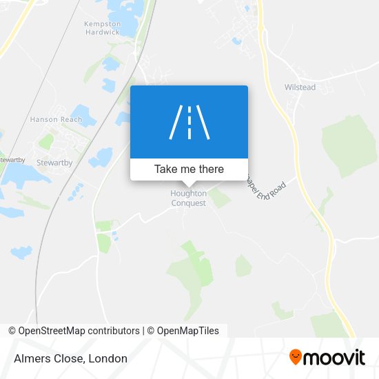 Almers Close map