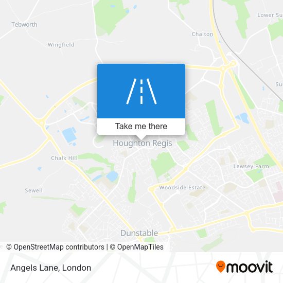 Angels Lane map