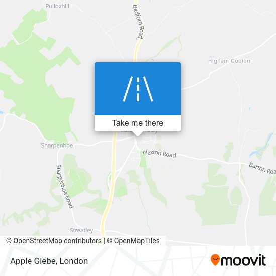 Apple Glebe map