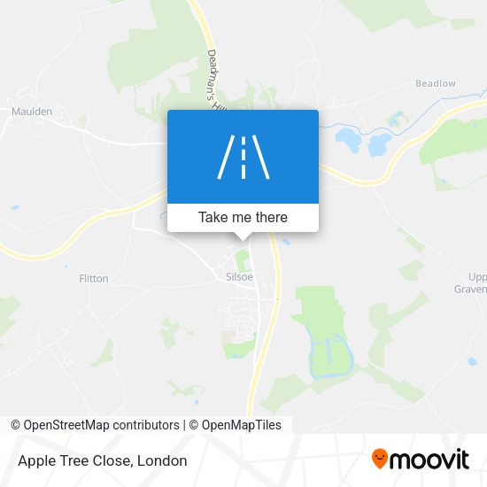 Apple Tree Close map