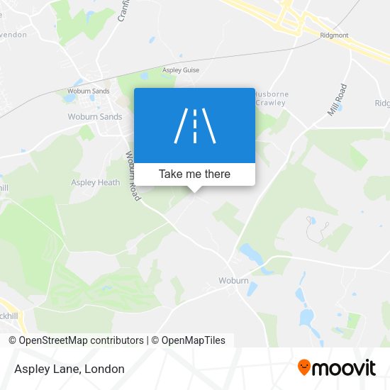 Aspley Lane map