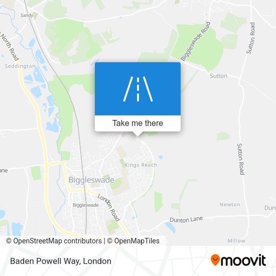 Baden Powell Way map