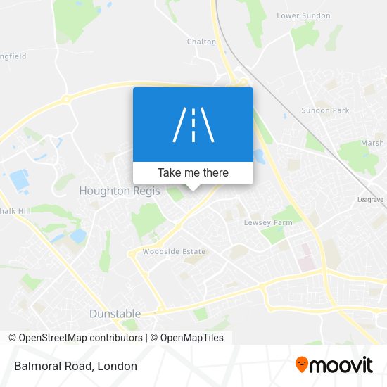 Balmoral Road map