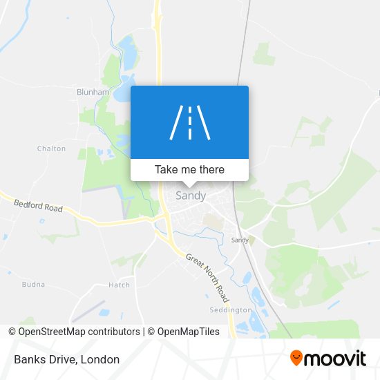Banks Drive map