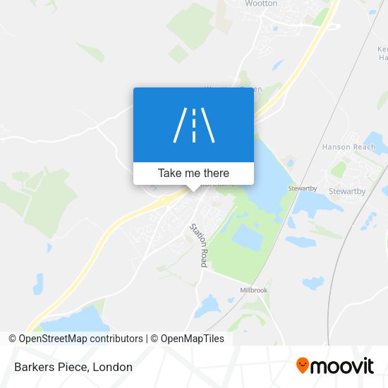 Barkers Piece map