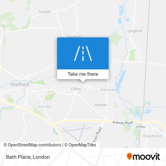 Bath Place map