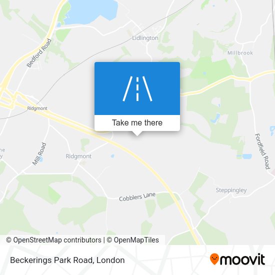 Beckerings Park Road map