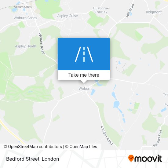 Bedford Street map
