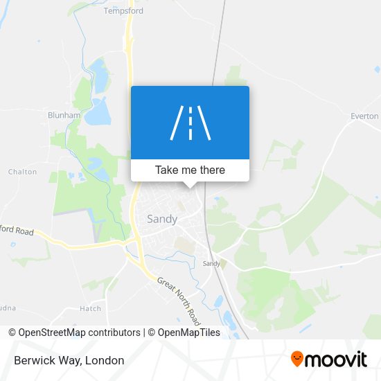 Berwick Way map