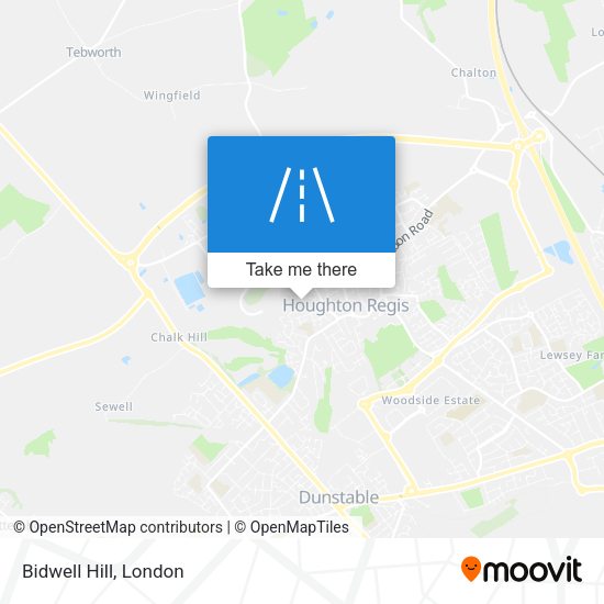 Bidwell Hill map