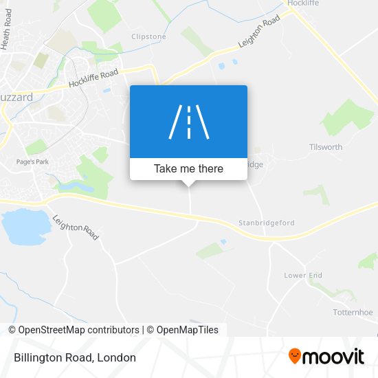 Billington Road map