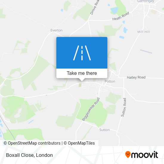 Boxall Close map