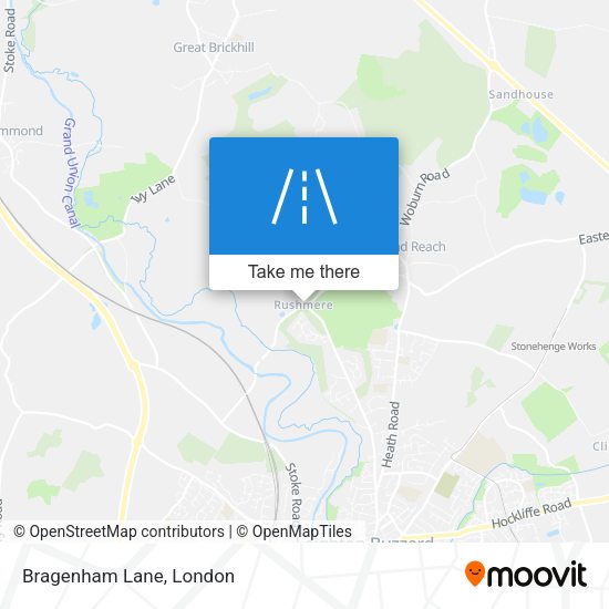 Bragenham Lane map