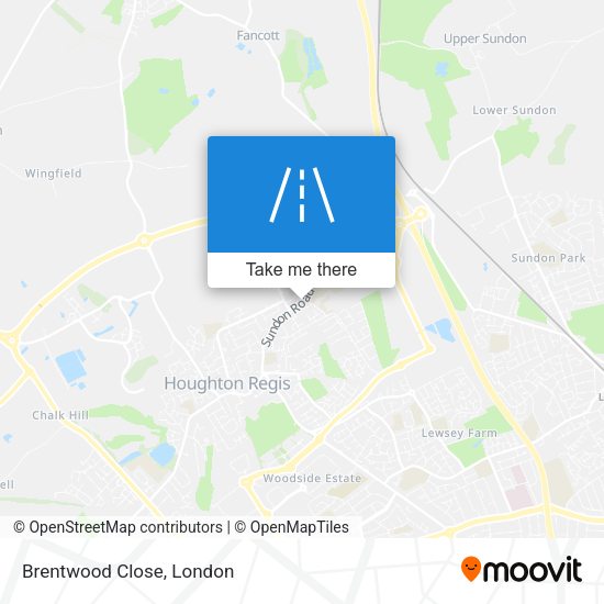 Brentwood Close map