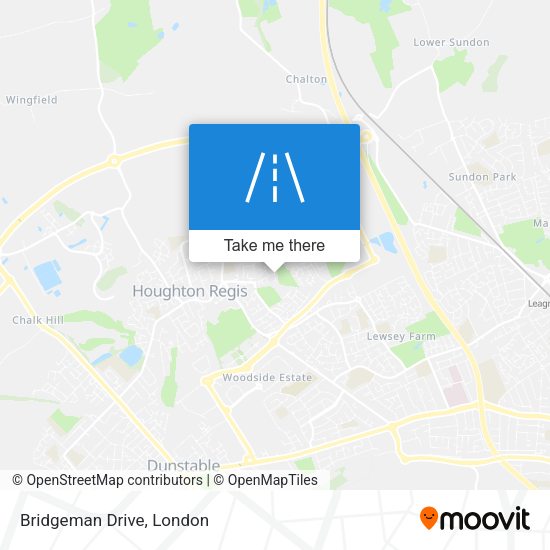 Bridgeman Drive map