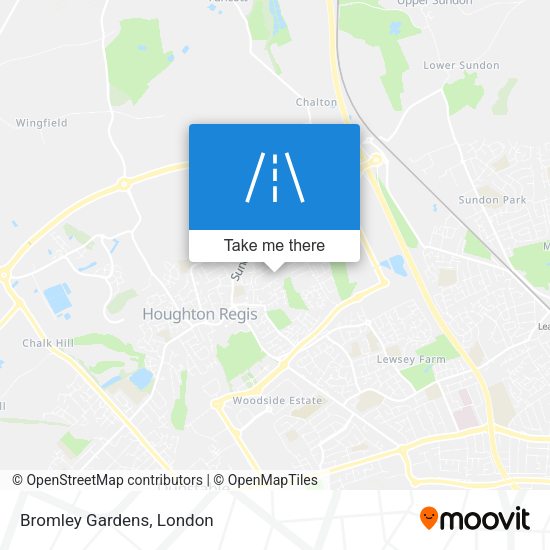 Bromley Gardens map