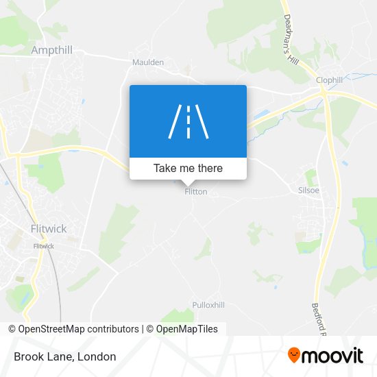 Brook Lane map