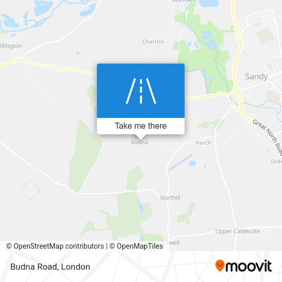 Budna Road map