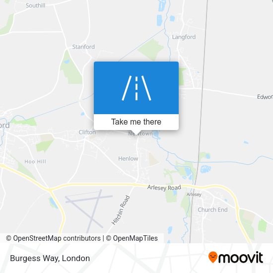 Burgess Way map