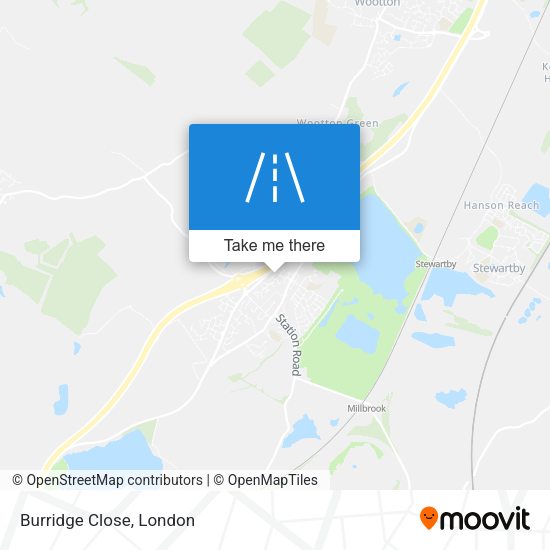 Burridge Close map