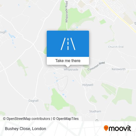 Bushey Close map