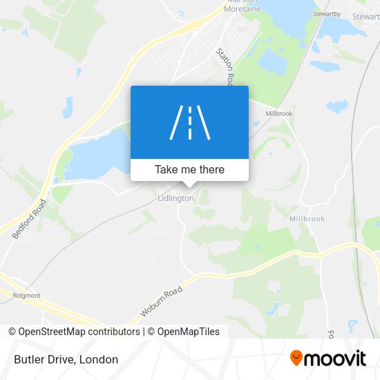 Butler Drive map