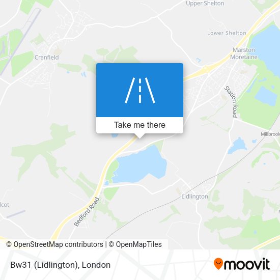 Bw31 (Lidlington) map