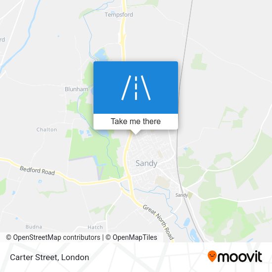Carter Street map