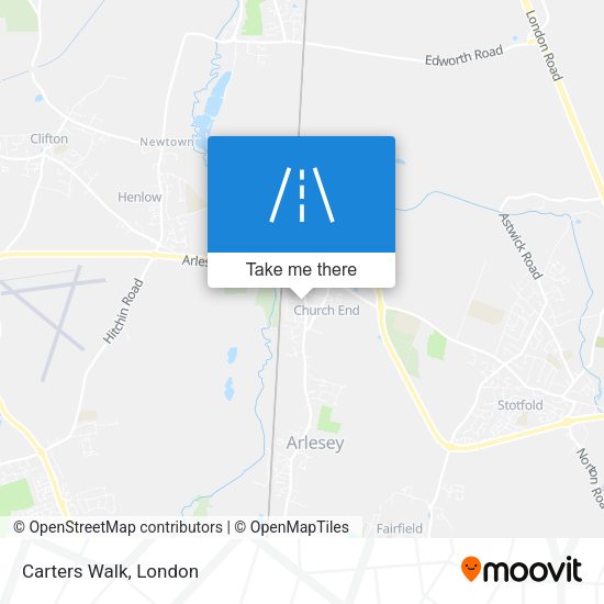 Carters Walk map