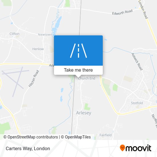 Carters Way map