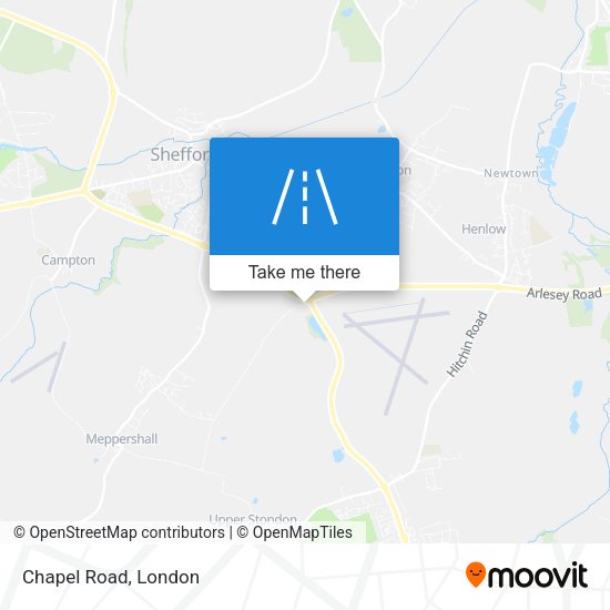 Chapel Road map