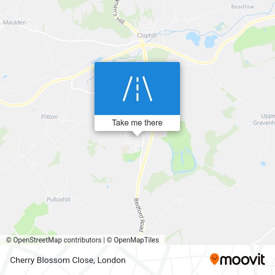 Cherry Blossom Close map