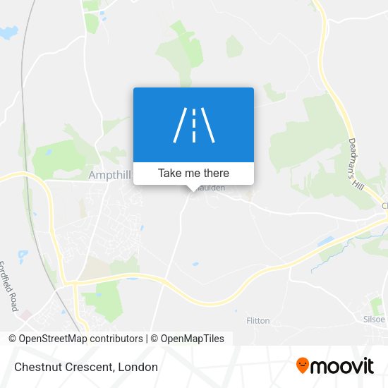 Chestnut Crescent map