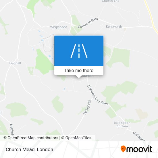 Church Mead map