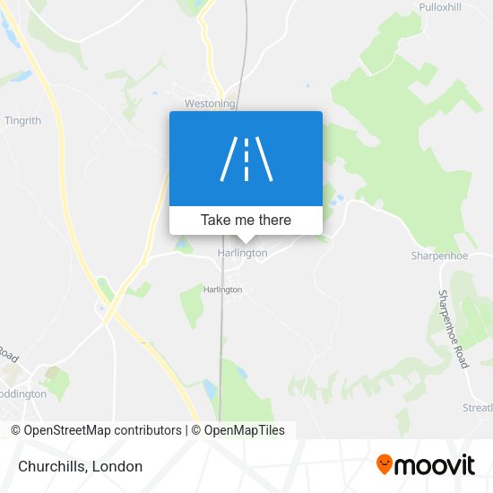Churchills map