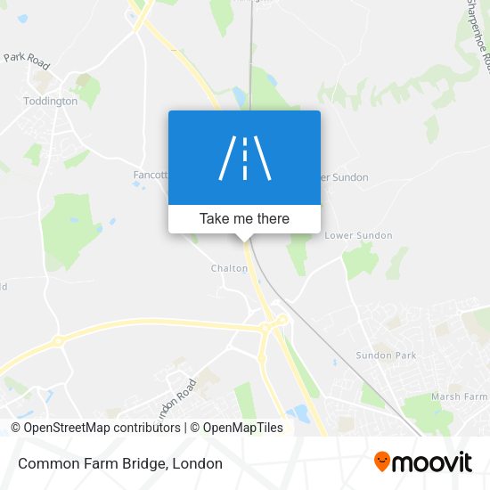 Common Farm Bridge map