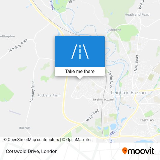 Cotswold Drive map