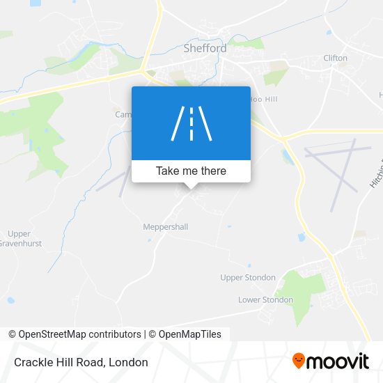 Crackle Hill Road map