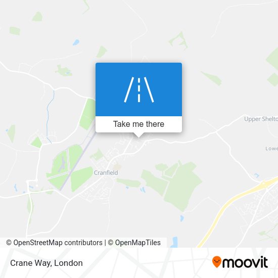Crane Way map