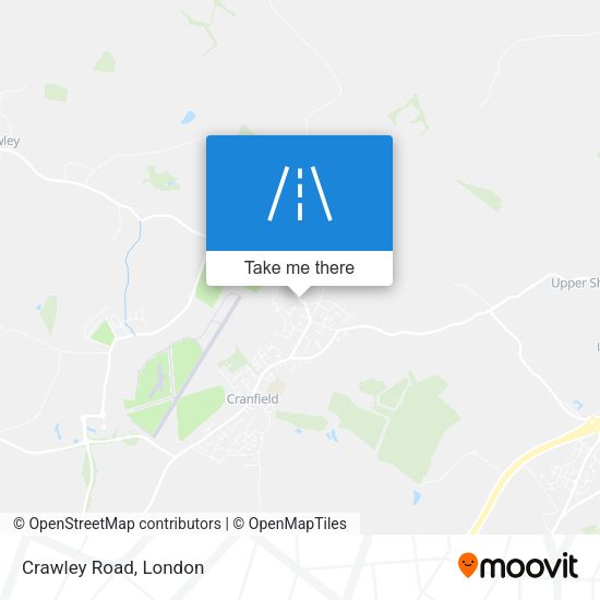 Crawley Road map