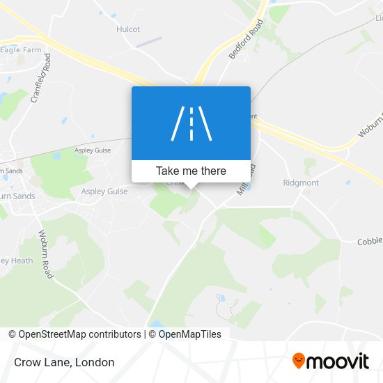 Crow Lane map