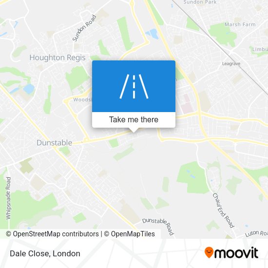 Dale Close map