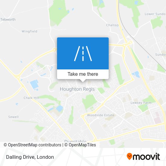 Dalling Drive map