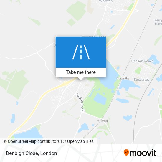 Denbigh Close map