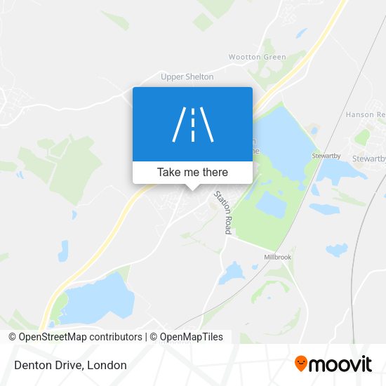Denton Drive map