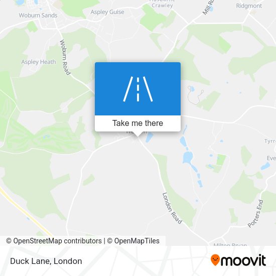 Duck Lane map