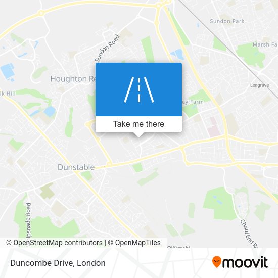 Duncombe Drive map